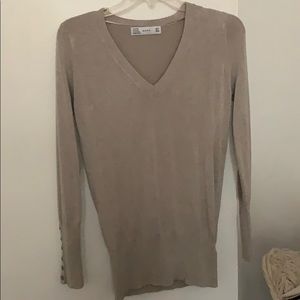 Zara tan sweater!
